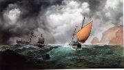 unknow artist, Seascape, boats, ships and warships. 129